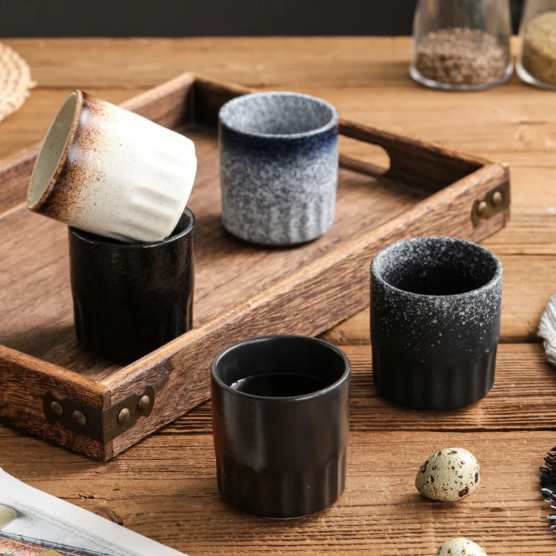 (2 piezas) Taza  té  cerámica japonesa, taza  cerámica para el hogar, taza  té especial para restaurante  cocina japon