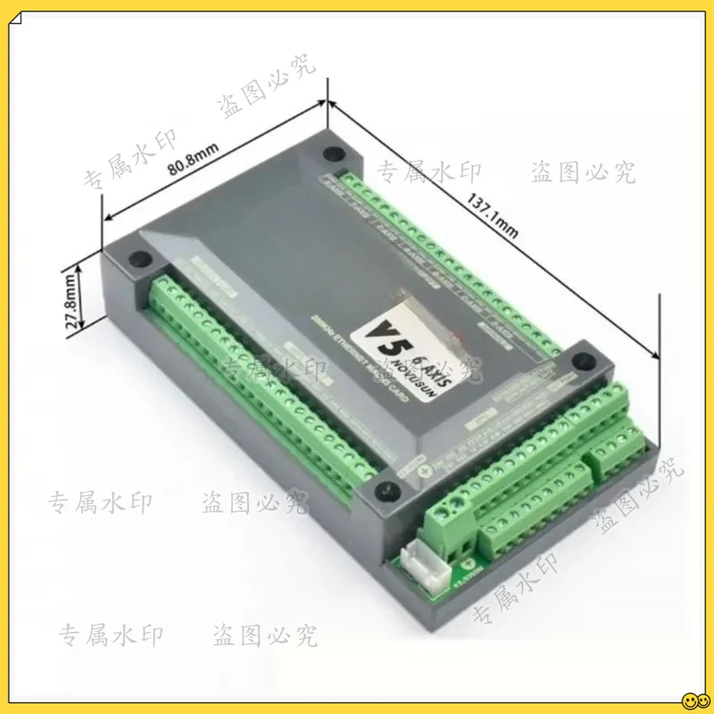 

Latest CNC Machine Tool Motion Controller NVEM V5 Upgrade 3/4/5/6 Axis Control Card Ethernet Interface