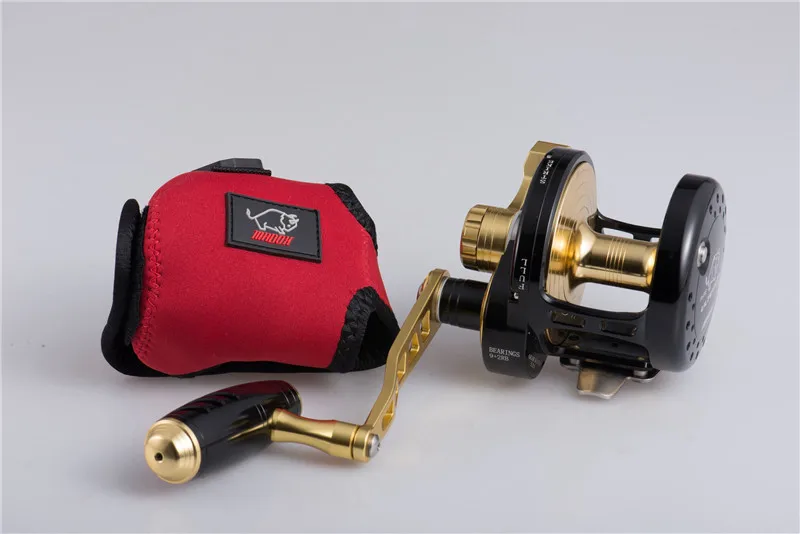 MADOX Angelrolle 11BB Salzwassertrommelrad Langsame Jigging-Rolle Max Drag 40 kg Drag Sound – Detail 17