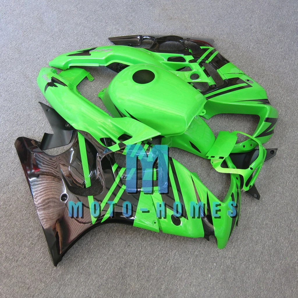 Free Custom CBR 600 F3 1995 1996 ABS Fairing Kit for CBR600 95 96 Motorcycle Bodywork Parts Rebuild Bike Black Green