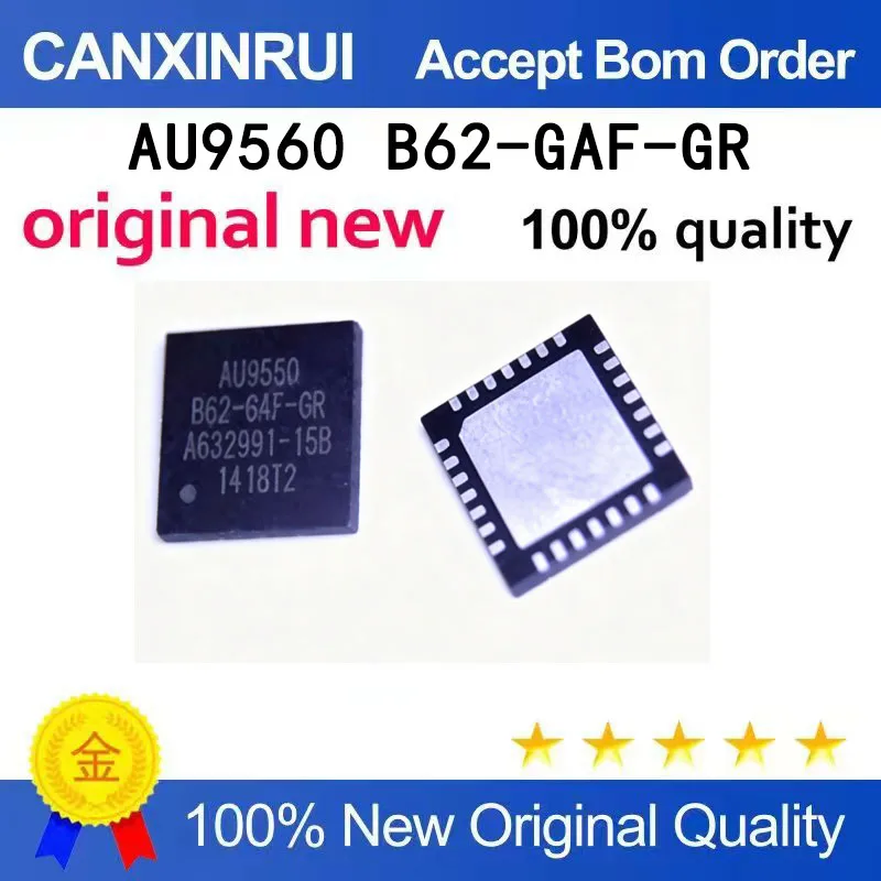 (5 uds) nuevo chip IC AU9560 B62-GAF-GR QFN AU9560-C63-GBF-GR