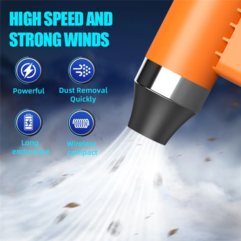 Exquisite-110000RPM Violent Fan Hurricane Hair Dryer Foroutdoor Dust Blowing/Inflating & Car Cleaning
