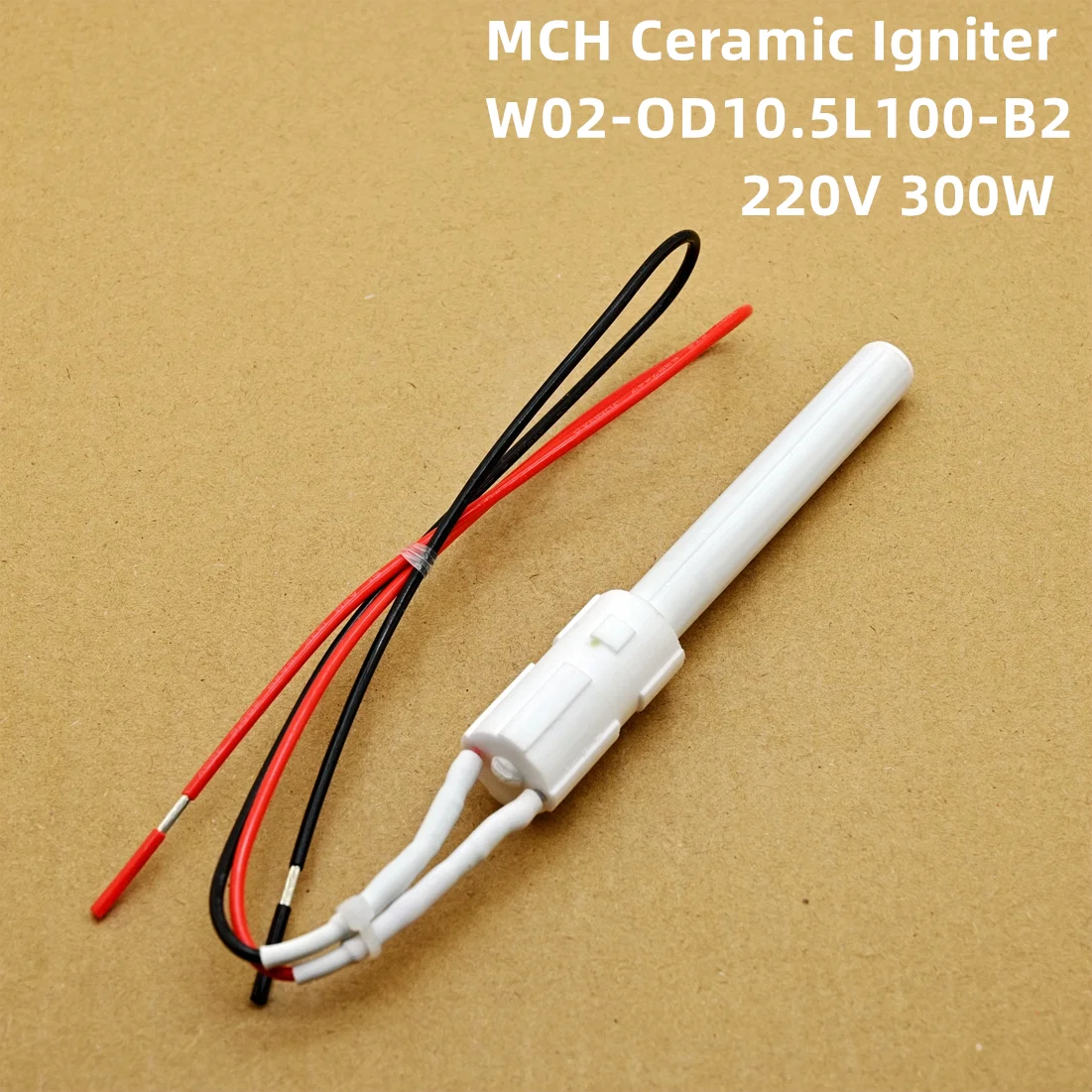 220V 300W wood chip particle biofuel Igniter, ceramic ignition rod, fast ignition, high temperature resistance, quick and conven