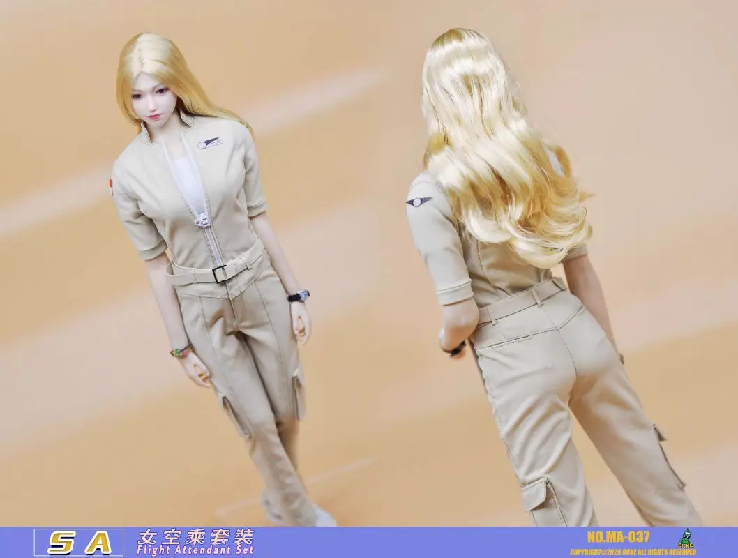 

CUKE TOYS MA-037 1/6 Soldier Female Flight Attendant Costume Set Model Toy Fit 12'' Action Figure S42 Body In Stock