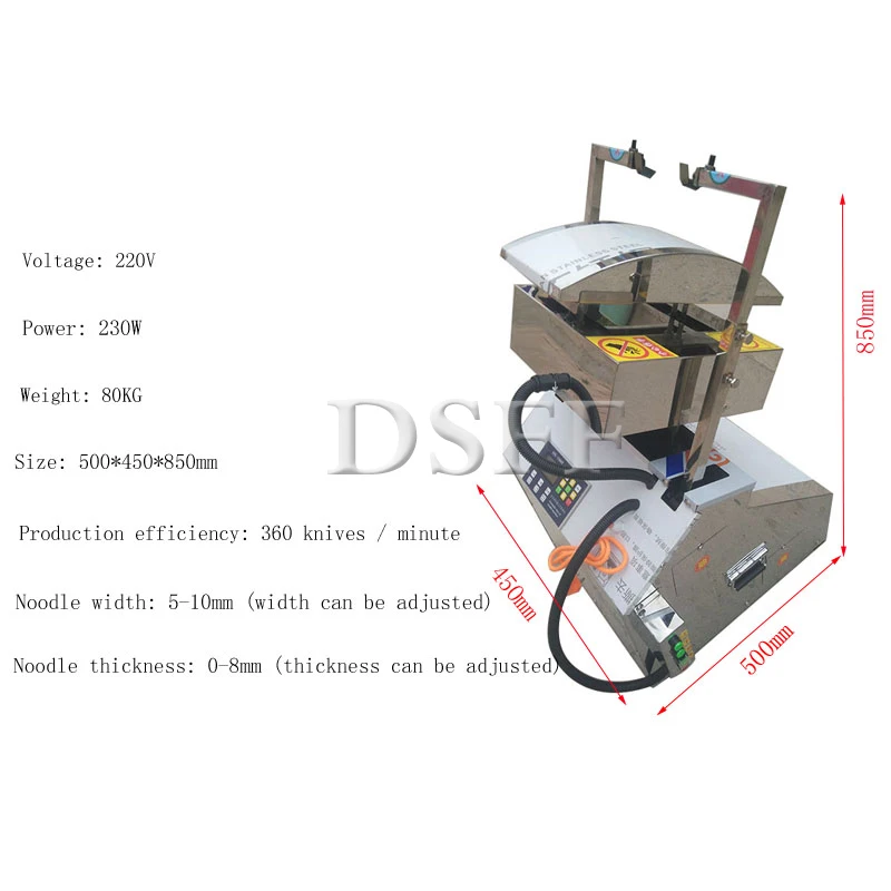 Household Fully Automatic Noodle Cutting Machine, Kitchen Appliances, Chinese Noodle Forming Machine