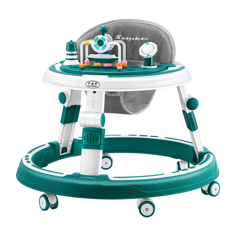 Baby Anti-O-leg Anti-rollover Baby Walker Boys and Girls Children Learn To Drive Baby Walker with Wheel
