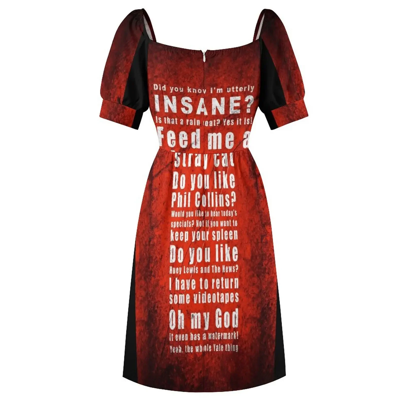 فستان Psychopis بأكمام قصيرة اتجاه الملابس النسائية 2025 فساتين حفلة موسيقية