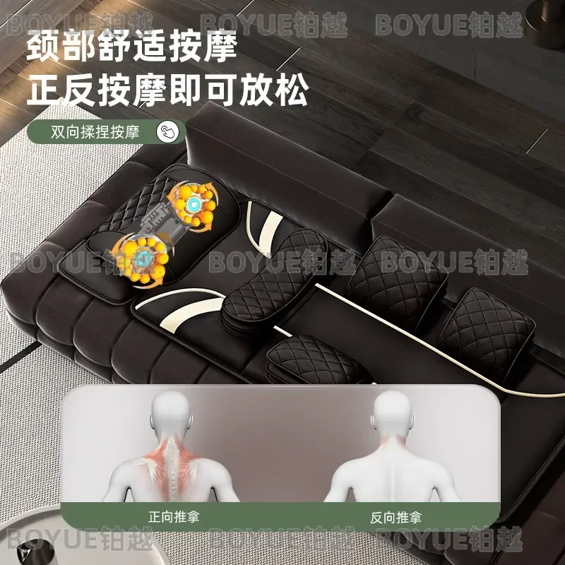 Electric Heated Full Body Massage Mat for Neck Back Waist Legs Multifunctional Cervical Massager Pad Relaxation Therapy