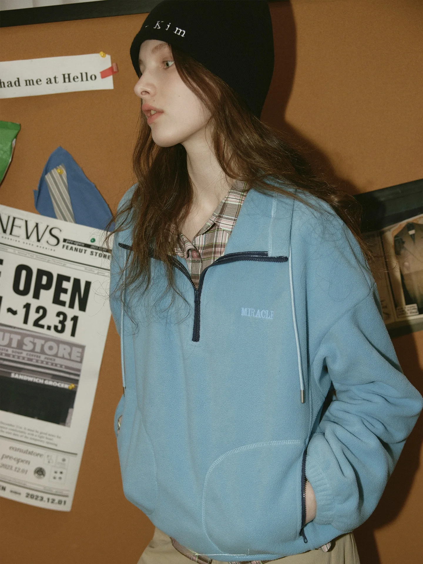 

Женская толстовка Relez Retro Color Blo с капюшоном, свободного кроя, повседневная, универсальная, с длинными рукавами, на молнии, с воротником-стойкой, из флиса