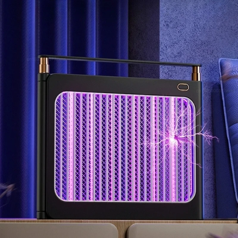Lámpara Eléctrica Antimosquitos para Exteriores, de Pared, Portátil, de Escritorio, Trampa Eléctrica para Mosquitos de Interior, Luz Inductiva Anti Moscas