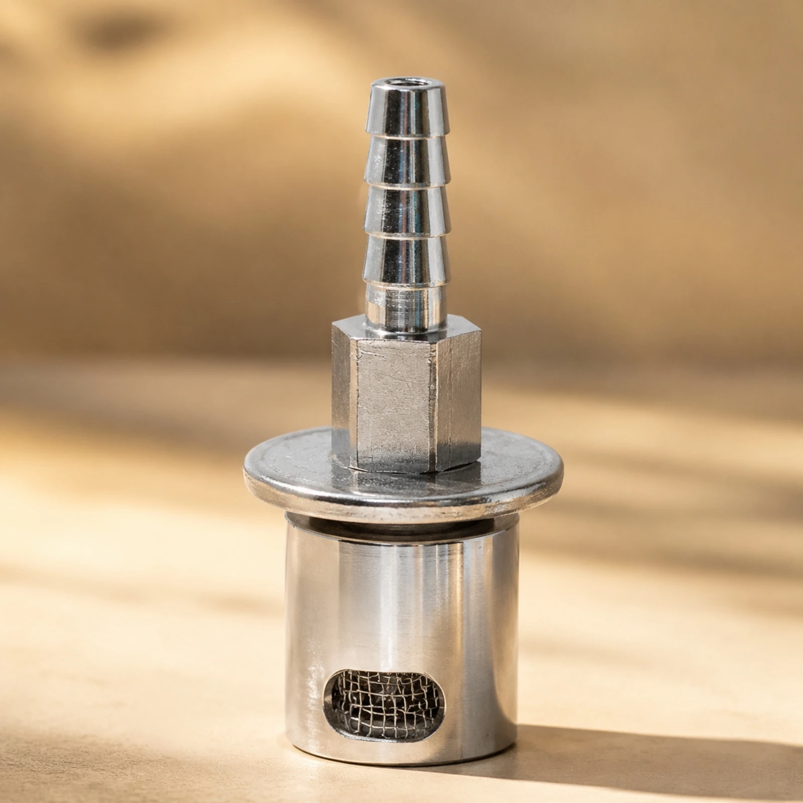Aluminum Fuel-Tank Vent Valve Easy Installation Fuel Tank Vent Valve with Mesh Screen Lightweight Slim