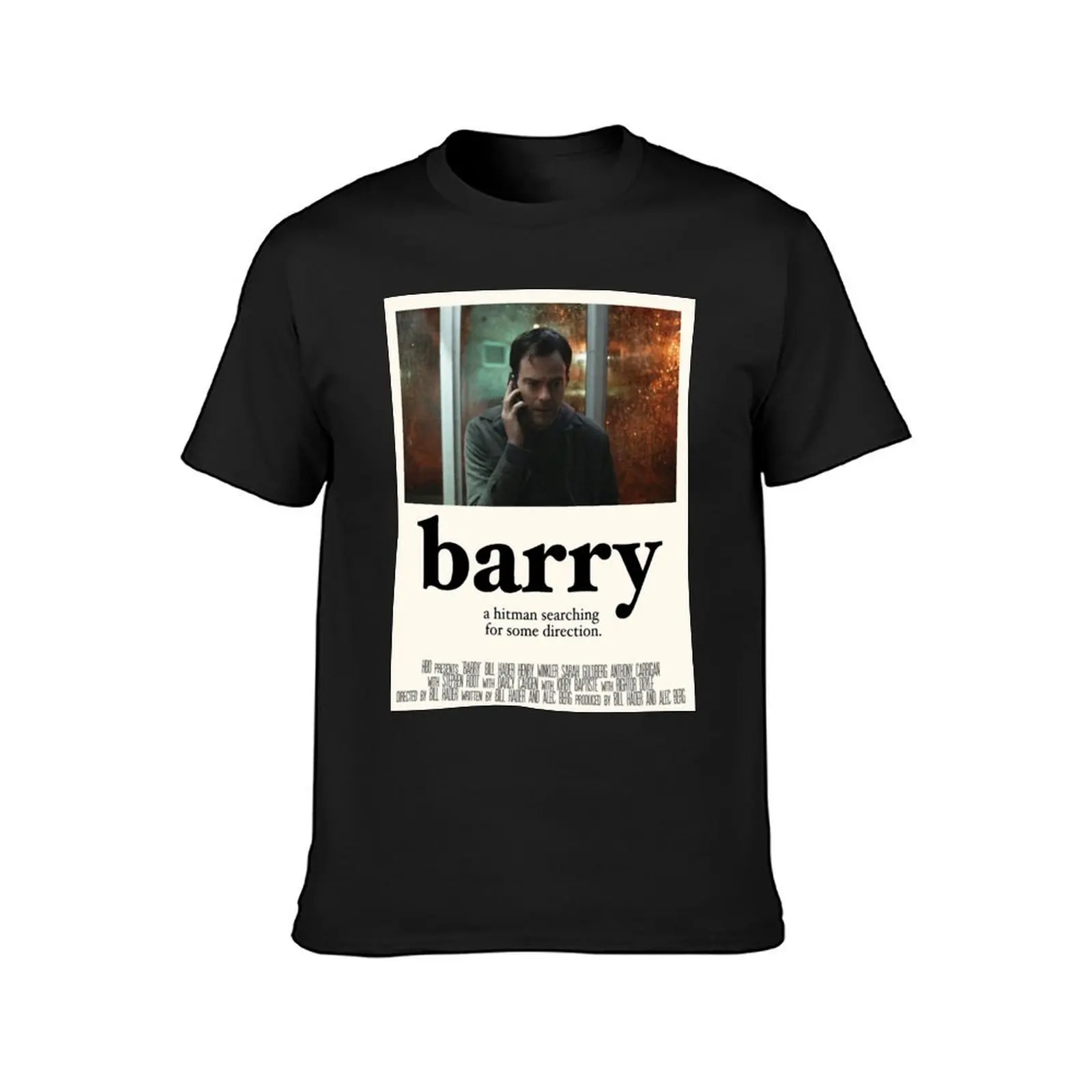 BARRY Indie Movie Style Minimalist T-Shirt oversized summer tops men clothing