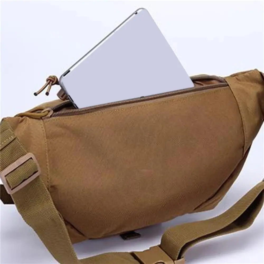 

Oxford Cloth Waist Fanny Pack Large Capacity Multifunctional Running Sports Belt Bag Breathable Multiple Pockets Men Molle Pouch