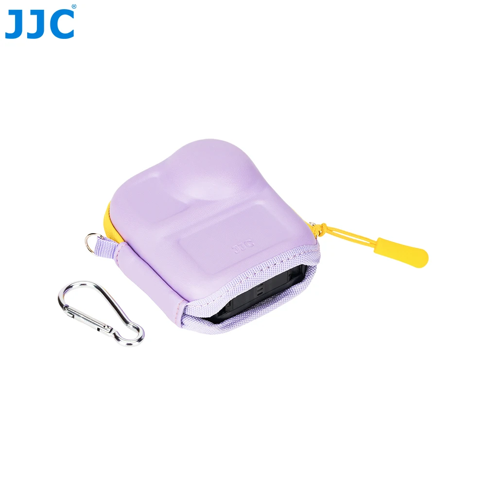 JJC Mini Camera Case for DJI Osmo Nano Hard Shell Protective Bag Bottom Open EVA Storage Pouch with Carabiner Travel Carry Case