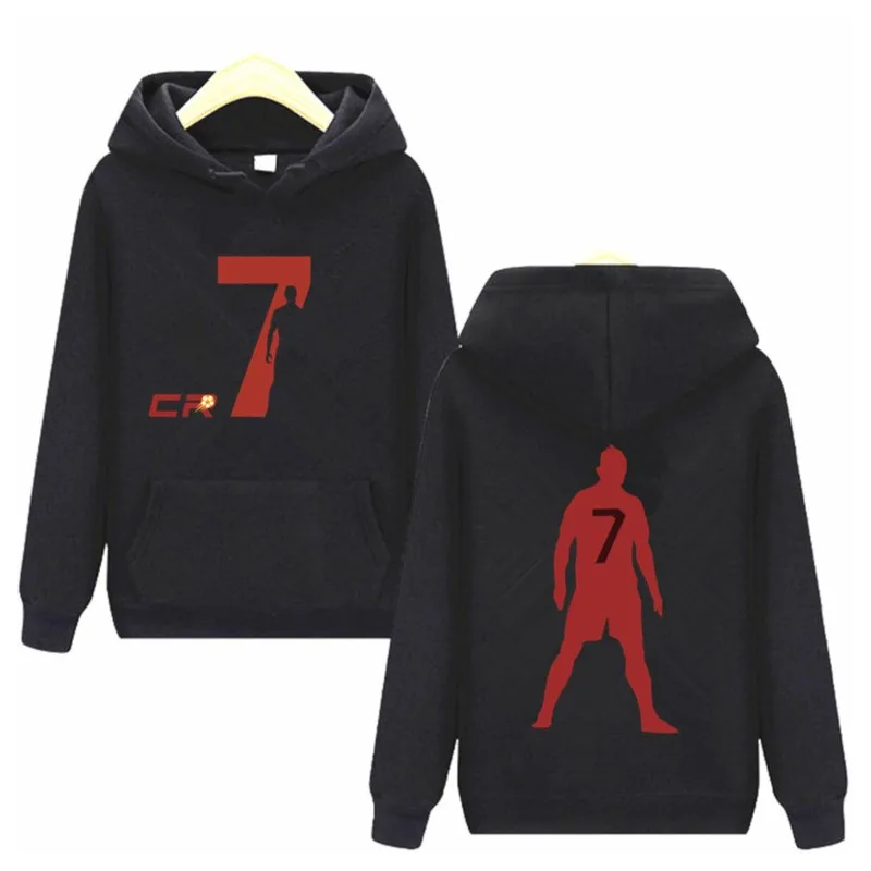 Men's Sweatshirts Football Star Graphic Letter Printed New Design Luxury Streetwear Brand Pullovers Hooded Shirt CR7 Hoodies Men