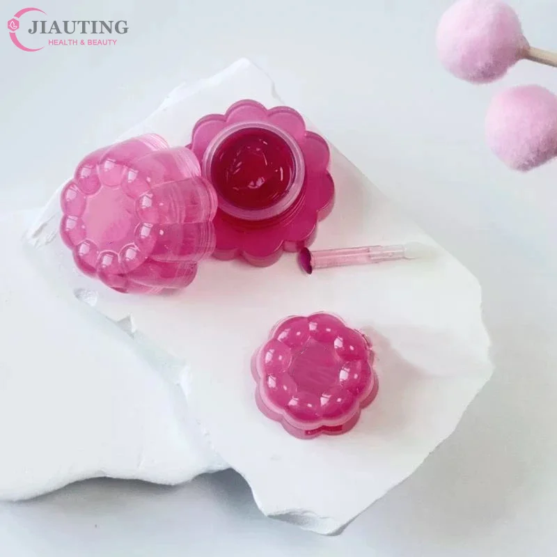 4g Face Cream Box Lip Balm Box With Silicone Spoon Refillable Bottles Mini Cosmetic Empty Jar Pots Makeup Skincare Container