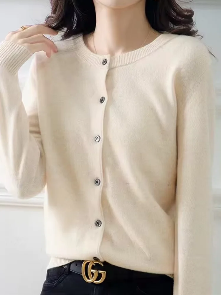 SOLLINARRY Solid Single Breasted Womens Sweaters