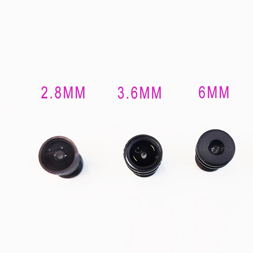 Marviosec 5MP 1/2.7 Inch M12 Interface 2.8 / 3.6 / 6 mm Optional Fixed Lens for HD CCTV IP Network Camera, Great Quality