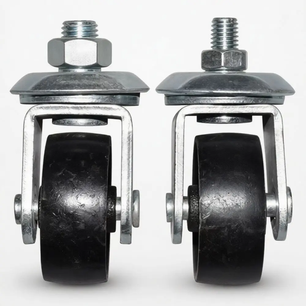 Professional Hydraulic Jack Caster Replacement Accessory Heavy Duty Swivel Wheel For Automotive Maintenance Lifting Equipment