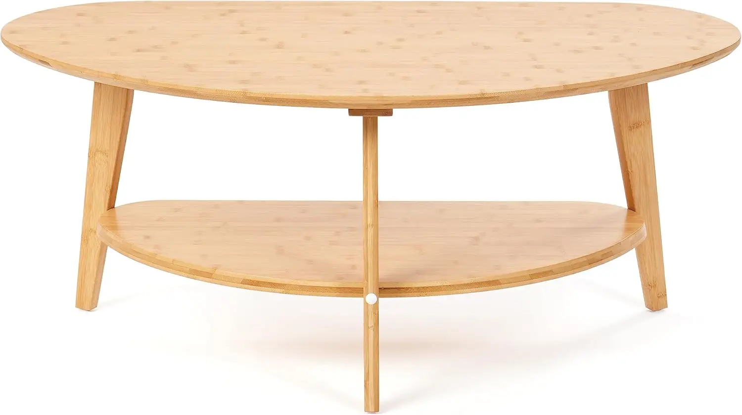 

Coffee Table, Oval Coffee Tables for Living Room, 100% Solid Wood Coffee Tables, 40.2' Round Center