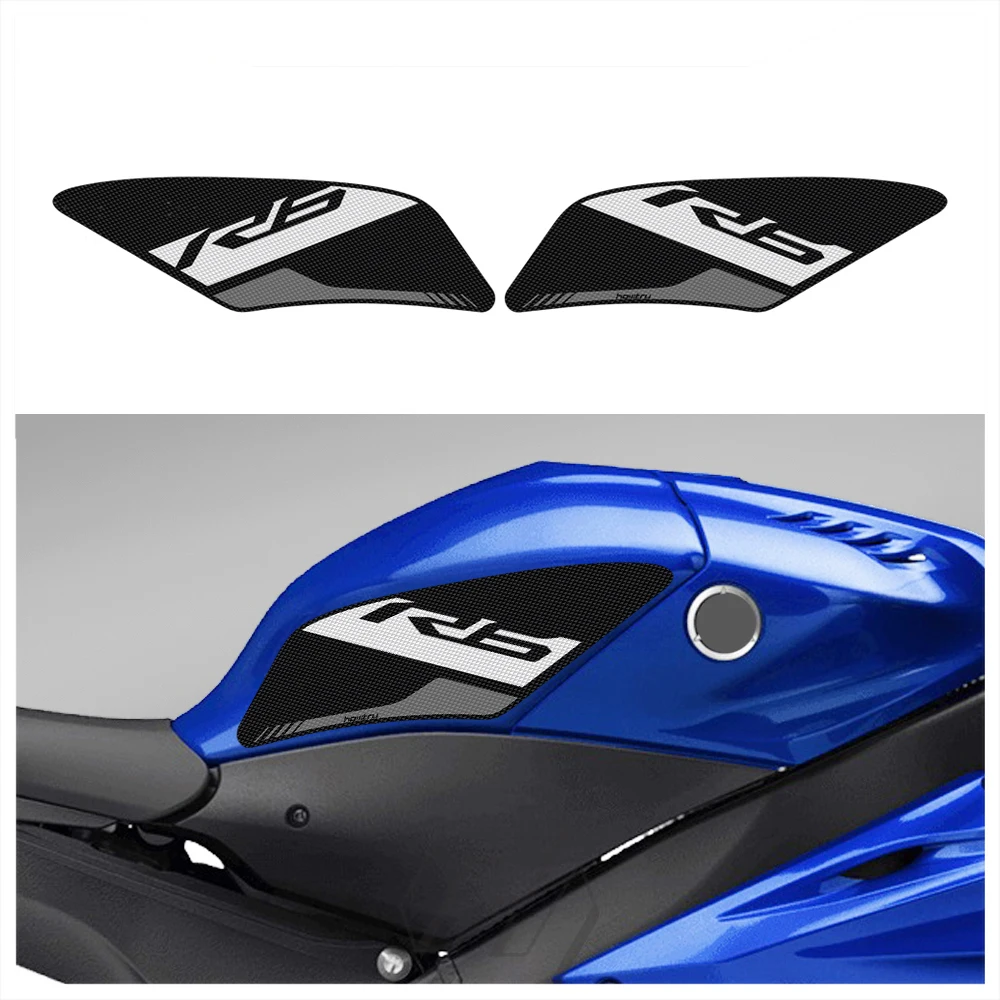 

For Yamaha YZF R6 2017-2022 Sticker Motorcycle Accessorie Side Tank Pad Protection Knee Grip Mats