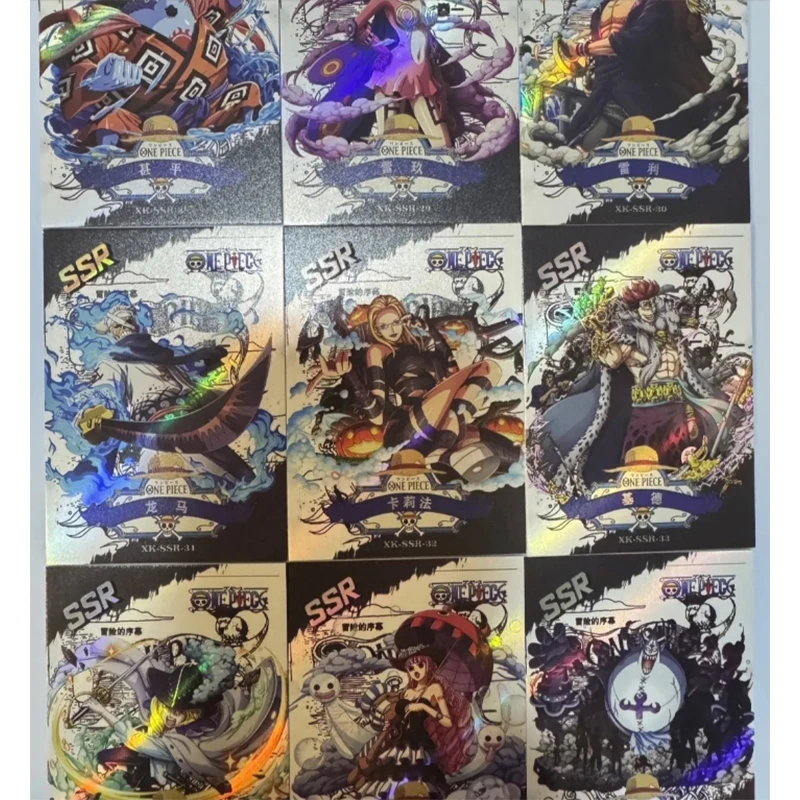 Japanese Anime One Piece Kalifa Vinsmoke Reiju Shirahoshi Boa-Hancock Collectible Cards Christmas Birthday Gifts Children's Toys