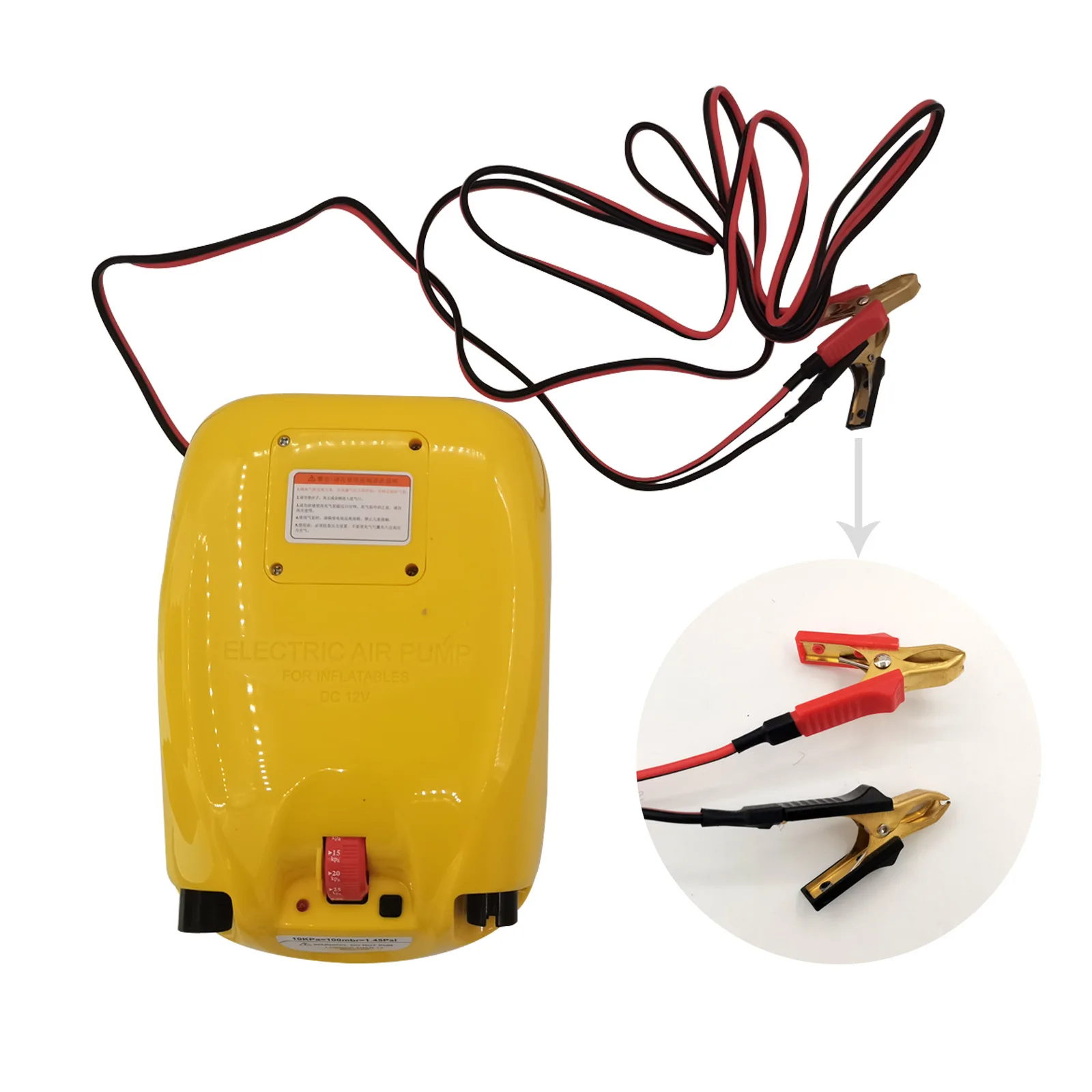 Marine Grade Electric High-pressure Inflation and Extraction Pump is Used for Rubber Boats, Kayaks and Fishing Boats