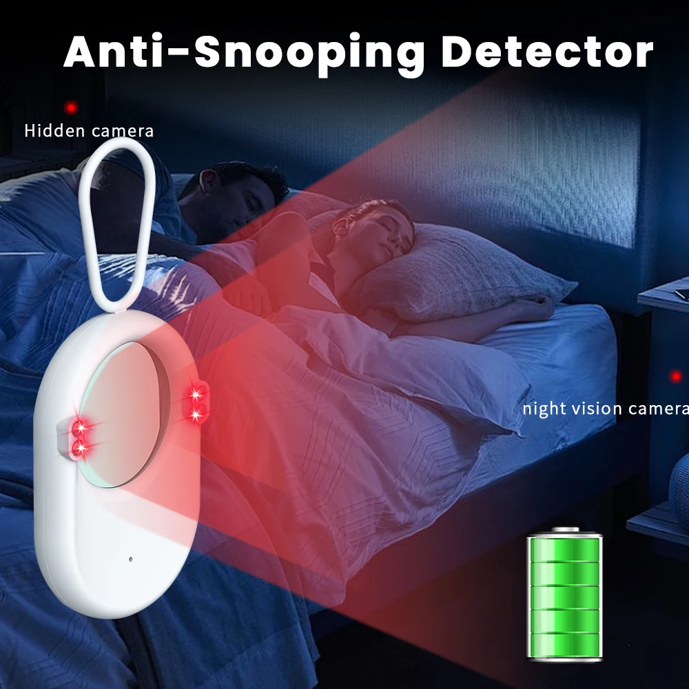 Hidden Camera Detector Anti-Spy Hidden Device GPS Detector Bug Detector Rf Wireless Signal Scanner for Hotels Home Office