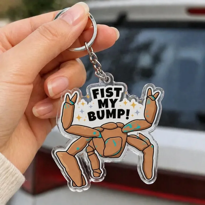 Cute Project Hail Mary Inspired Acrylic Keychain, Rocky Keyring Charm, Amaze Fan Art, Backpack Charm