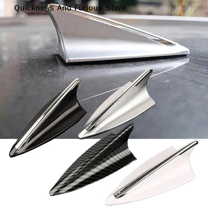 Universal Car Antenna Shark Fin Roof Decorative Antenna With Adhesive Various Types Of Vehicles Anti-static Car Radio Aerials