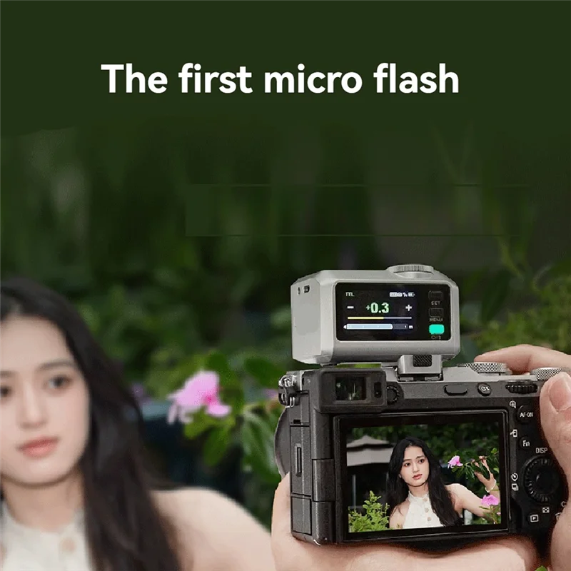 AT82-1/8000S عالي السرعة Sync It30pro Mini TTL Flash 2.4Ghz شاشة لمس لاسلكية 2.8 بوصة للتصوير الفوتوغرافي الاحترافي لسوني A