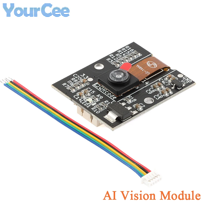 AI Vision Image Visual Recognition Human Body Recognition Detection Module with Algorithm Camera Serial Port Output 0.2-5m