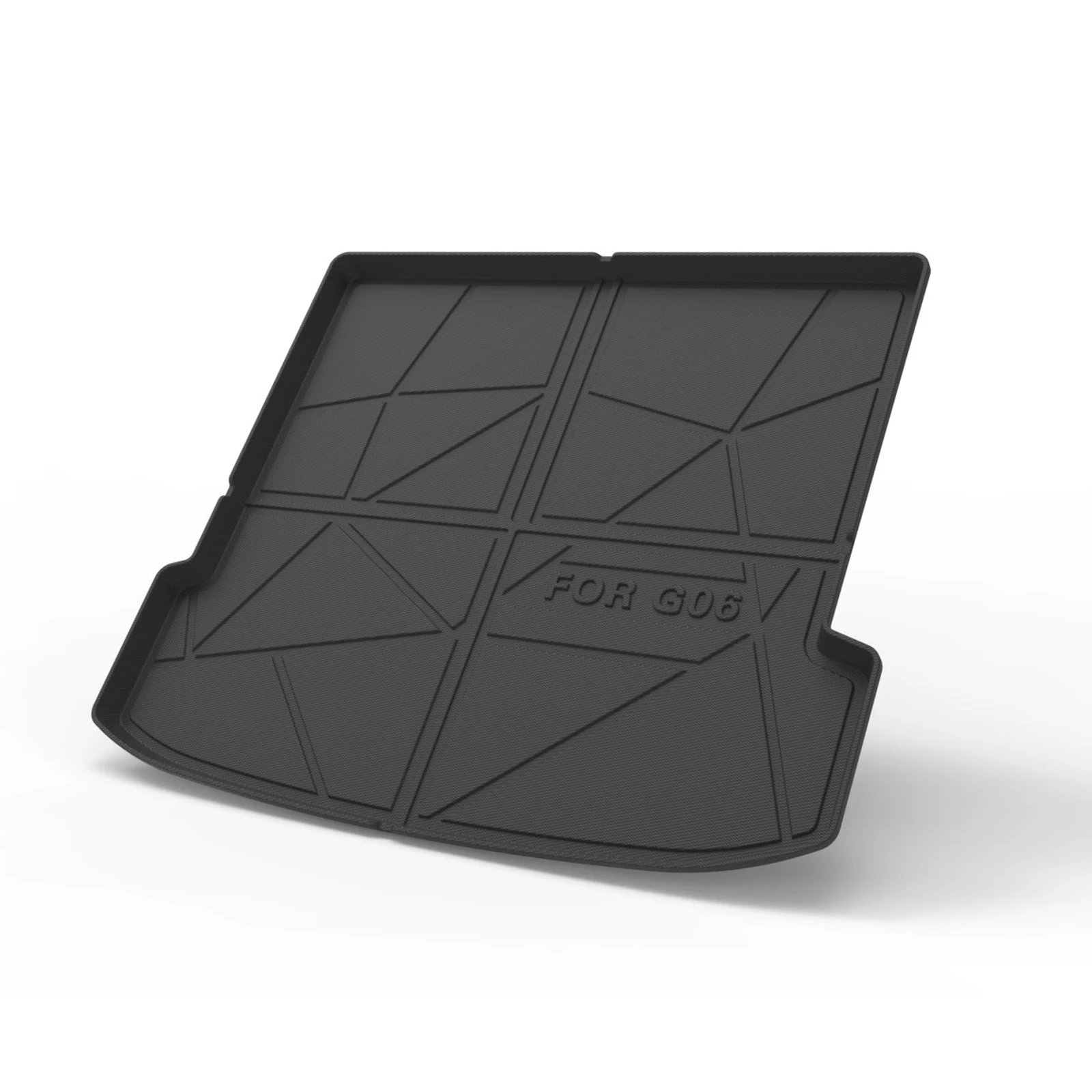 

For BMW X6 G06 2020-2023 Rubber Mat For Trunk TPE Car Storage Box Pad Waterproof Rear Trunk Mat