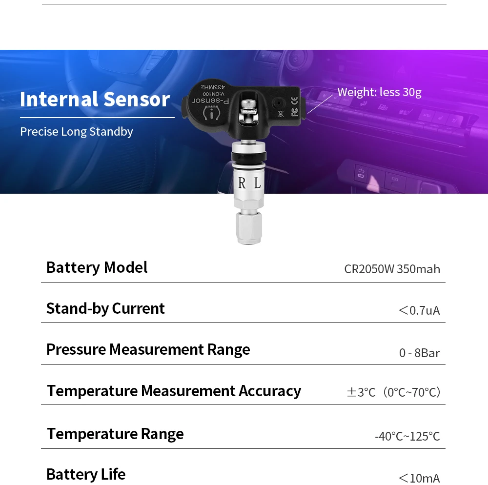 Smart TPMS Car Tire Pressure Alarm Monitor System 4 Sensors Display Solar Intelligent Tyre Pressure Temperature Warning