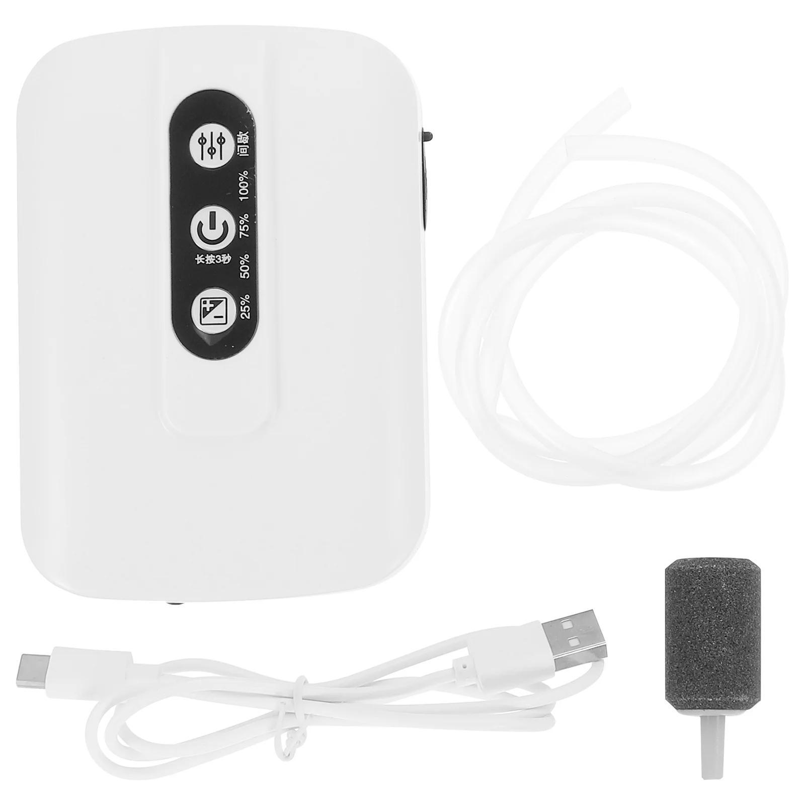 

1Set USB Aquarium Air Pump Fish Tank Oxygen Bubbler Silent Running Mini Aerator Portable Compact Design Easy to Use Freshwater