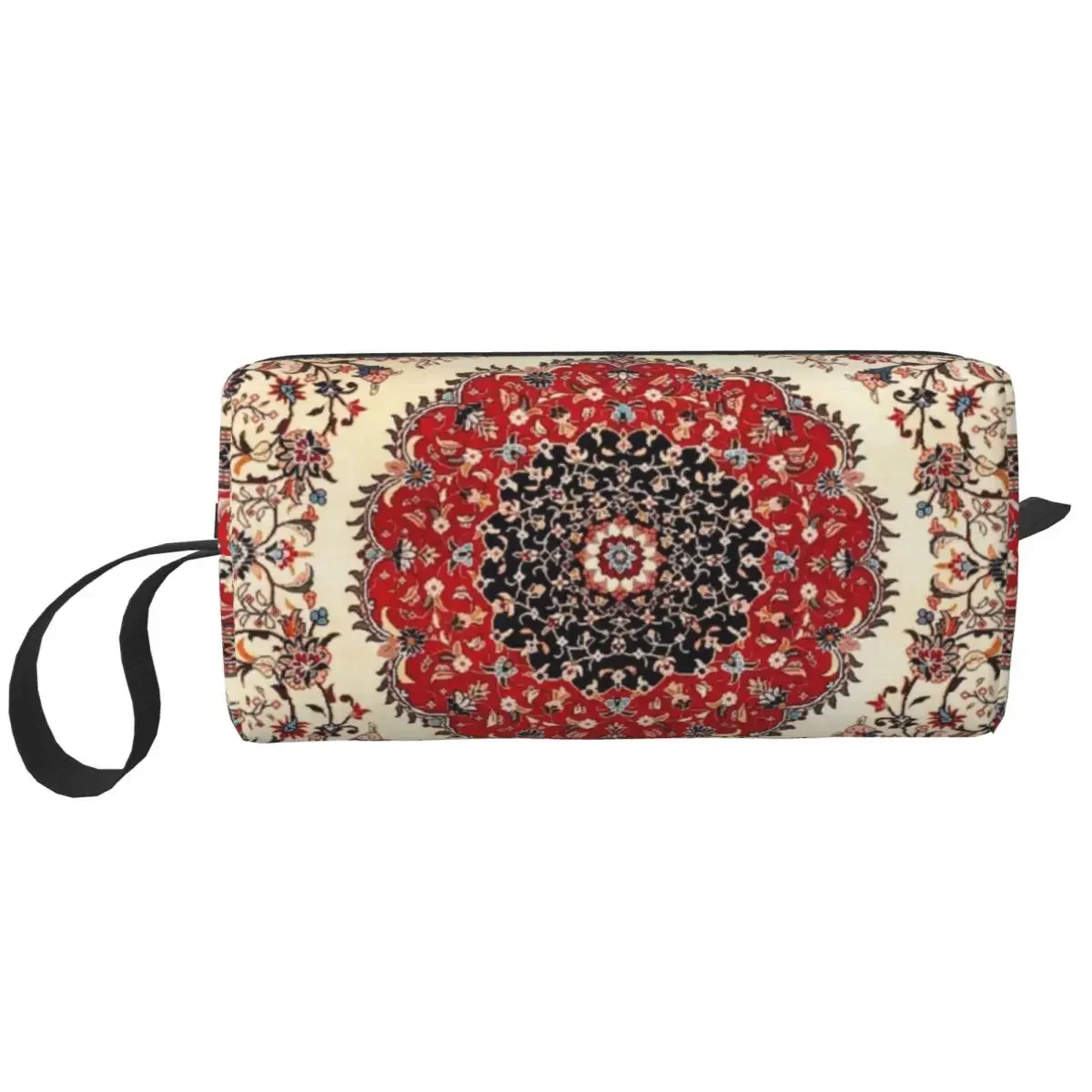 Cute North Persian Antique Rug Travel Toiletry Bag for Women Bohemian Ethnic Kilim Cosmetic Makeup Bag Beauty Storage Dopp Kit