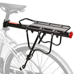 Bicicleta Quick Rack de Carga Traseira, Bike Carrier, Bagagem Carga Rack, Mountain Bike Pannier, a maioria, 165lbs