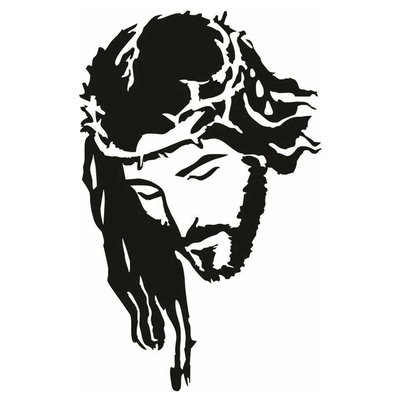 CK21933# Jesus Christ Car Sticker Waterproof Vinyl Decal For Carbody Window Choose Size