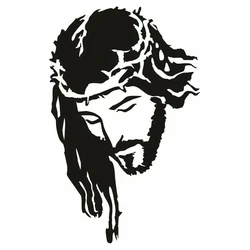 CK21933# Jesus Christ Car Sticker Waterproof Vinyl Decal For Carbody Window Choose Size