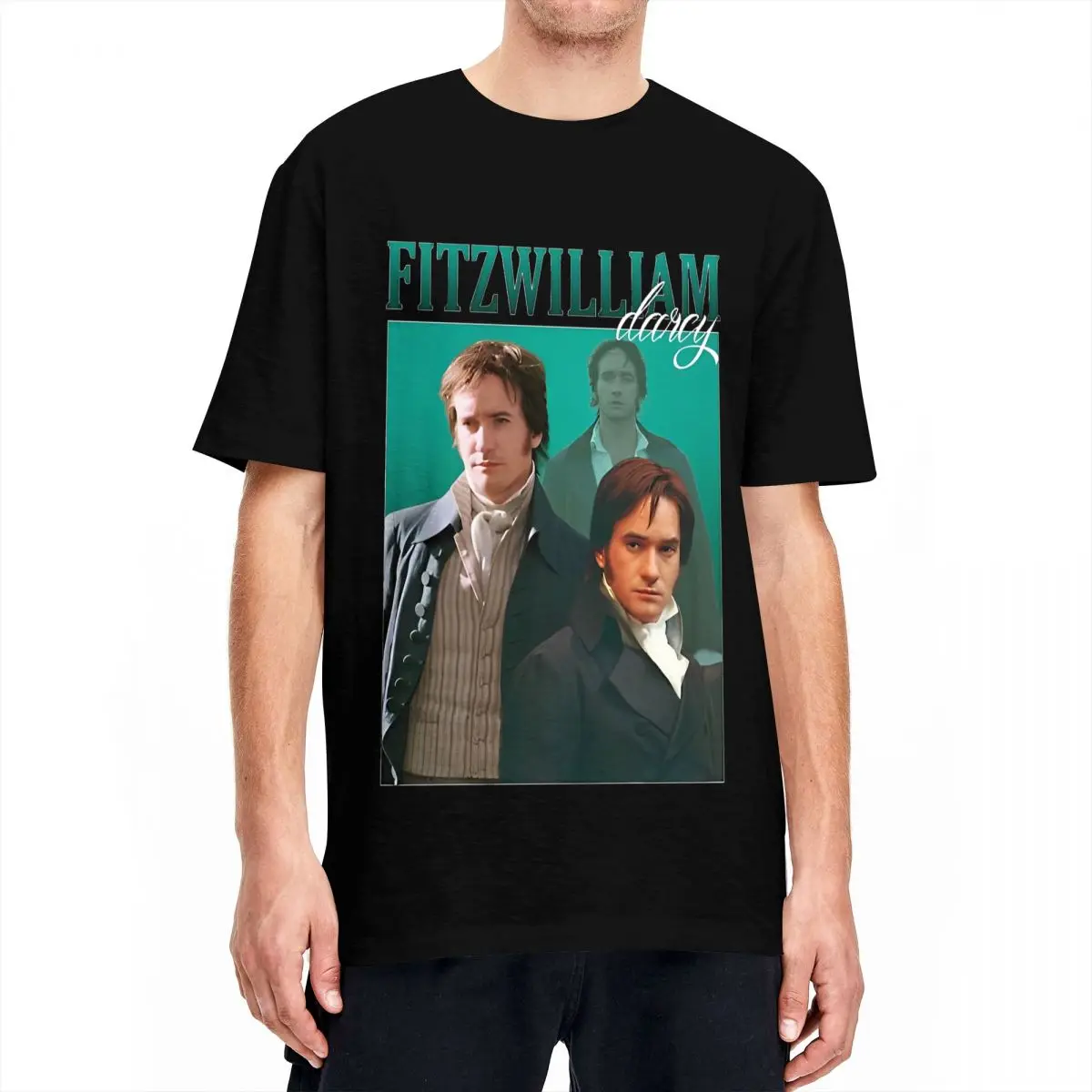 Men Fitzwilliam Darcy Pride And Prejudice T-Shirts Cotton Top Tees Short-Sleeve T-Shirt O Neck Fashion Casual Tshirt Big Size