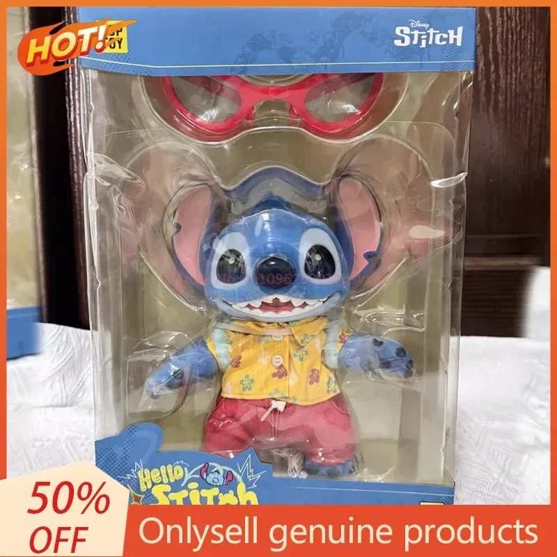 

Hello Stitch Summer Series Large Vinyl Collectible Figure Cute Body Display Toy For Fans And Children