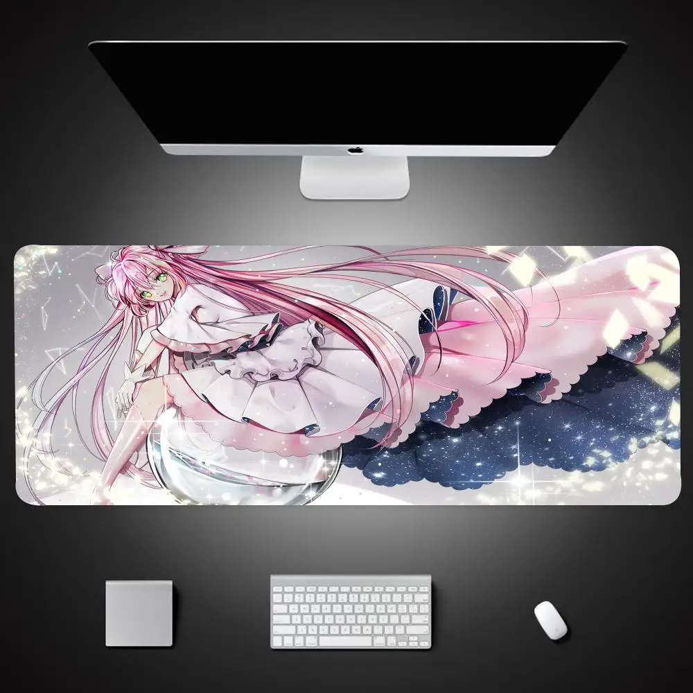 M-Magical Girl M-Madoka Magica Mouse Pad Mouse Pad Gaming Mousepad Speed Desk Mat Laptop Gaming Mats For Office Carpet Desk Acce