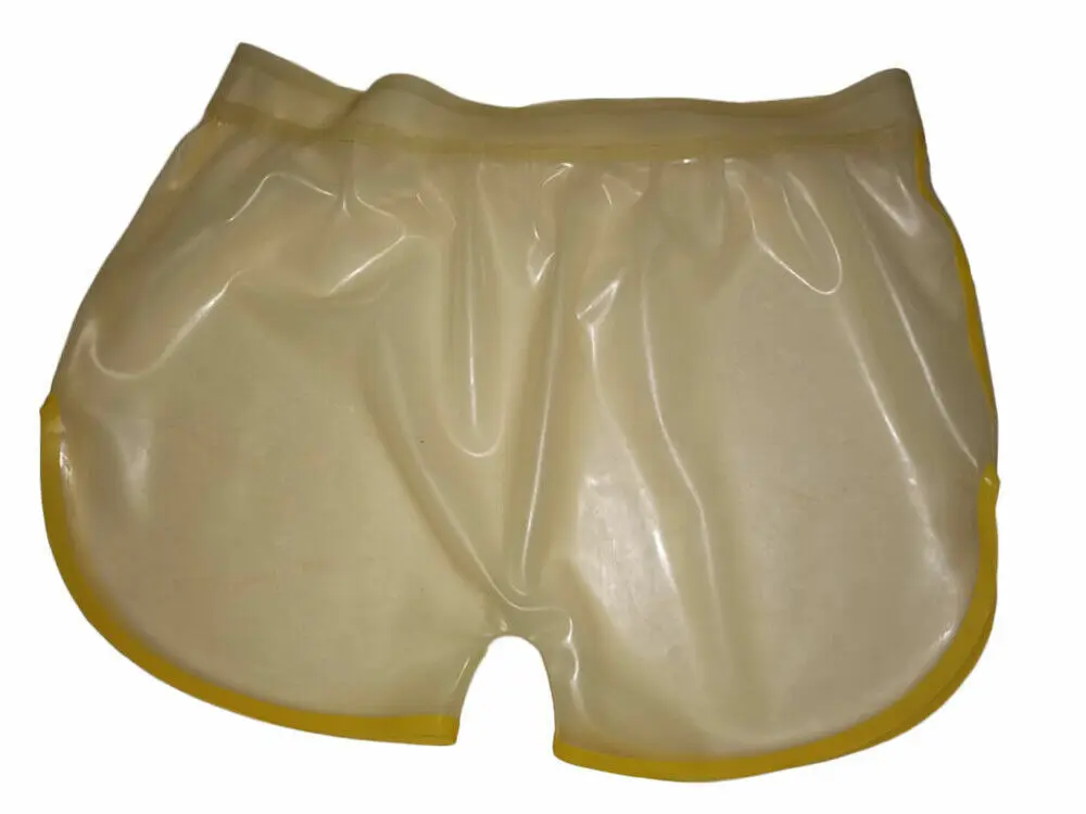 

Латексные шорты Gummi Transparent kurze Шорты XS-XXL Kostüm 0,4 мм