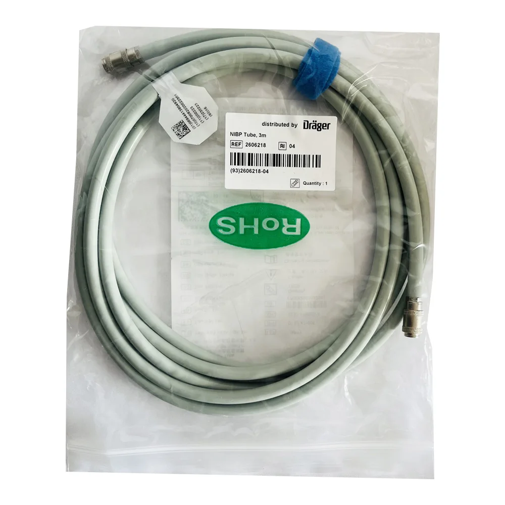 

NIBP Tube 3m 2606218 Draeger Drager Vista 120 NIBP Tube 3m