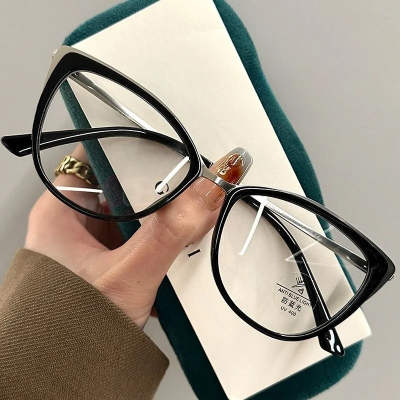 Modische Cat-Eye-Lesebrille mit photochromen Gläsern für Damen, Blaulichtfilter, Anti-Ermüdungs-Brille gegen Alterssichtigkeit, Dioptrien 1,0~4,0 – Detail 4
