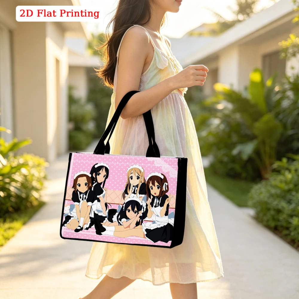 حقيبة يد كبيرة بطبعة نقاط وردي - مراجعة Anime Tote Bag وسعره