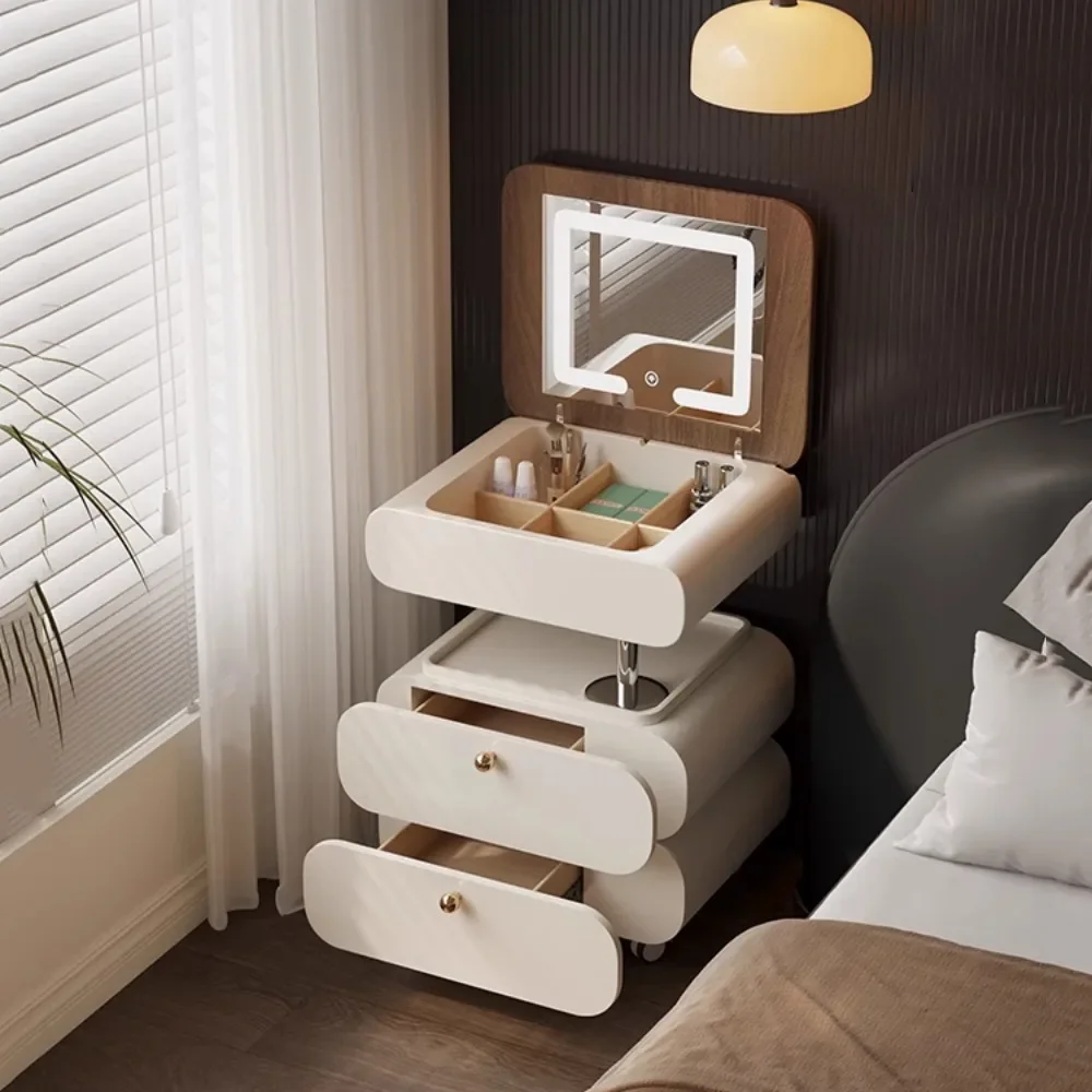 

Nordic Luxury Dressing Table Small Mirror Design Modern White Makeup Dressing Table Chic Stylish Penteadeira Home Furniture