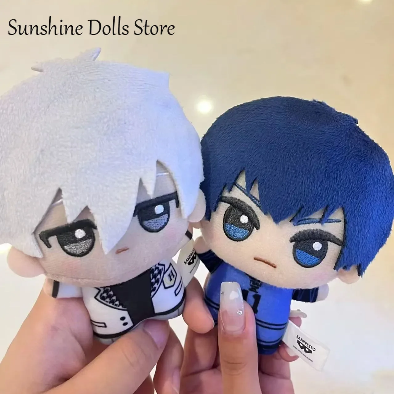 애니메이션 이사기 요이치 바치라 메구루 봉제 인형 프린트 바디 피규어 인형 10CM 가방 참 펜던트 키체인 장난감 봉제 인형 선물