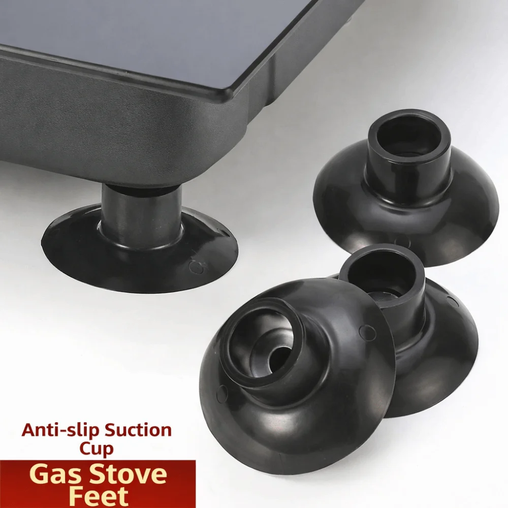 

Universal Gas Stove Foot Mat Large Suction Cup Gas Stove Non-slip Pad Silent Replacement Trampoline Leg Caps