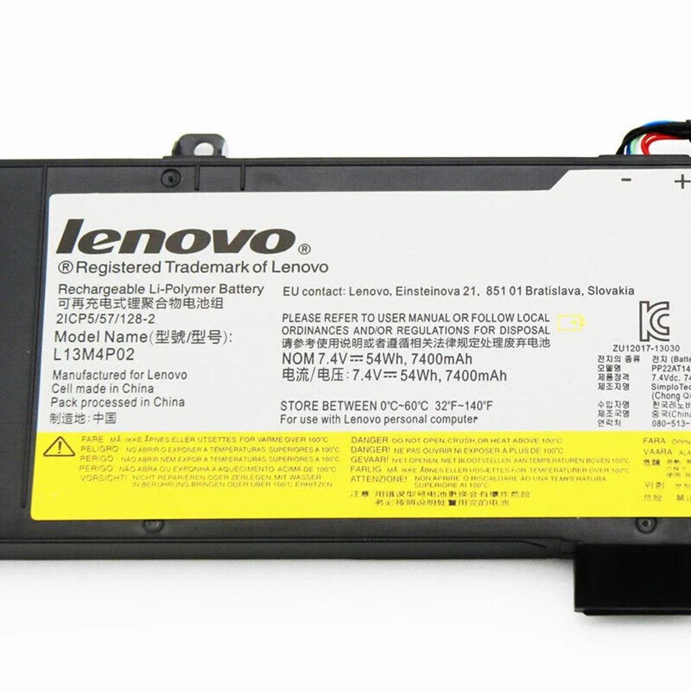 L13M4P02 7.4V 54Wh Original Laptop Battery for Lenovo Erazer Y50-70 Y70-70 Y50-70AM-IFI ISE L13N4P01